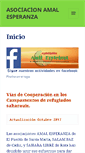 Mobile Screenshot of amalesperanza.org
